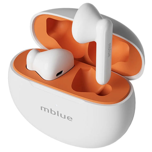 MBLUE AR10 TWS Bluetooth-compatible Earphones Low Latency Wireless Sports Music Headset - White - 1
