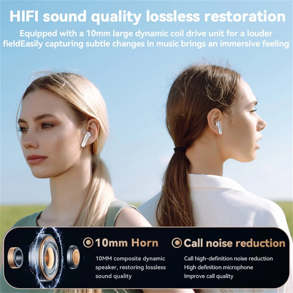 MBLUE AR10 TWS Bluetooth-compatible Earphones Low Latency Wireless Sports Music Headset - White - 6