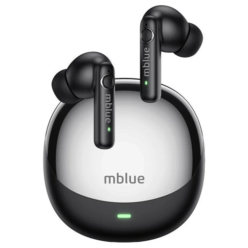 MBLUE AR09 TWS Bluetooth-compatible 5.4 In-Ear Earphones Low Latency Wireless Music Headset - Black - 1