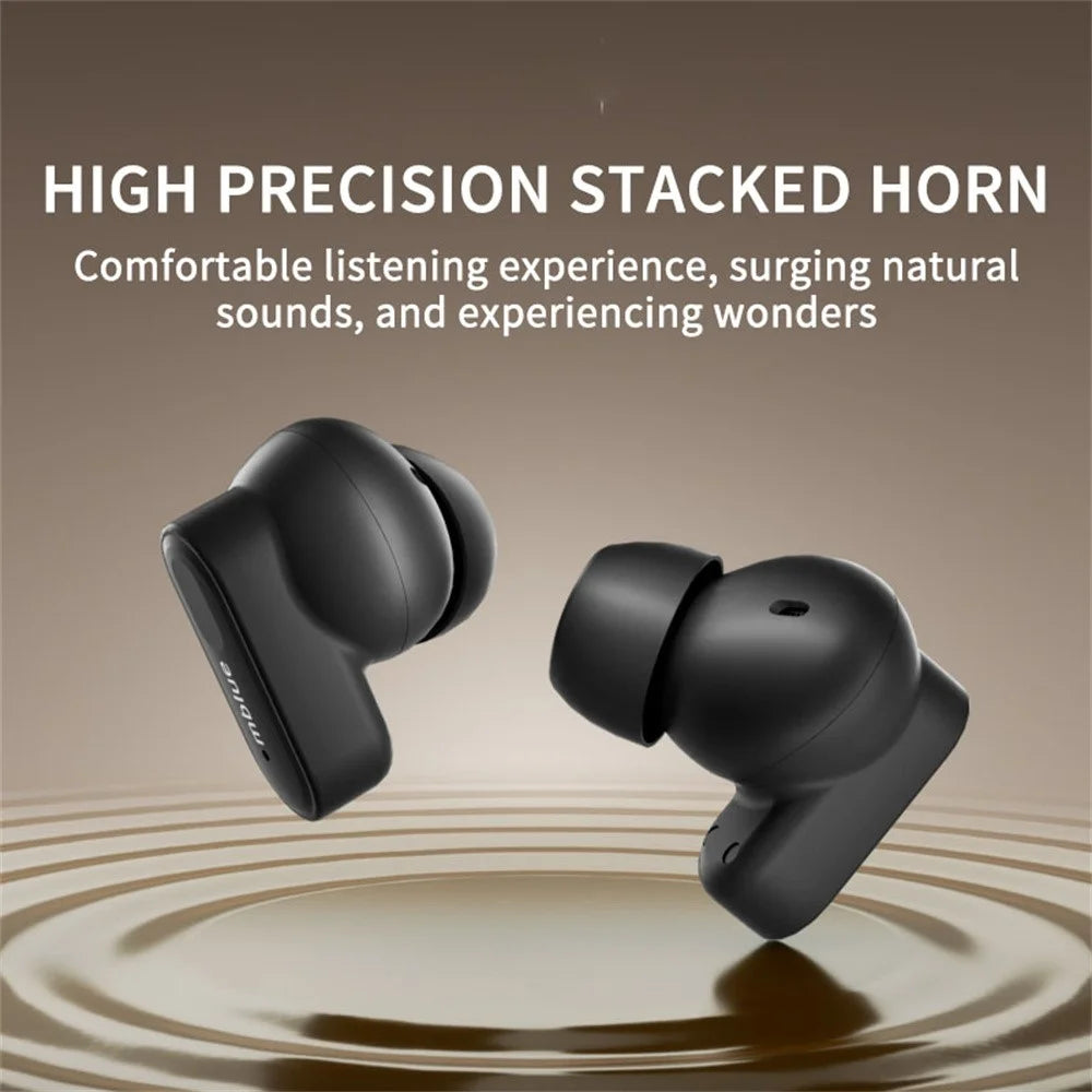 MBLUE AR01 TWS Bluetooth-compatible 5.4 Earphones Low Latency Wireless Music Calls In-Ear Headset - Black - 3