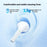 WEKOME WS-16 Bluetooth-compatible Headset Wireless Headphone Pebble Stone Sports Earphone with Charging Case - White - 4
