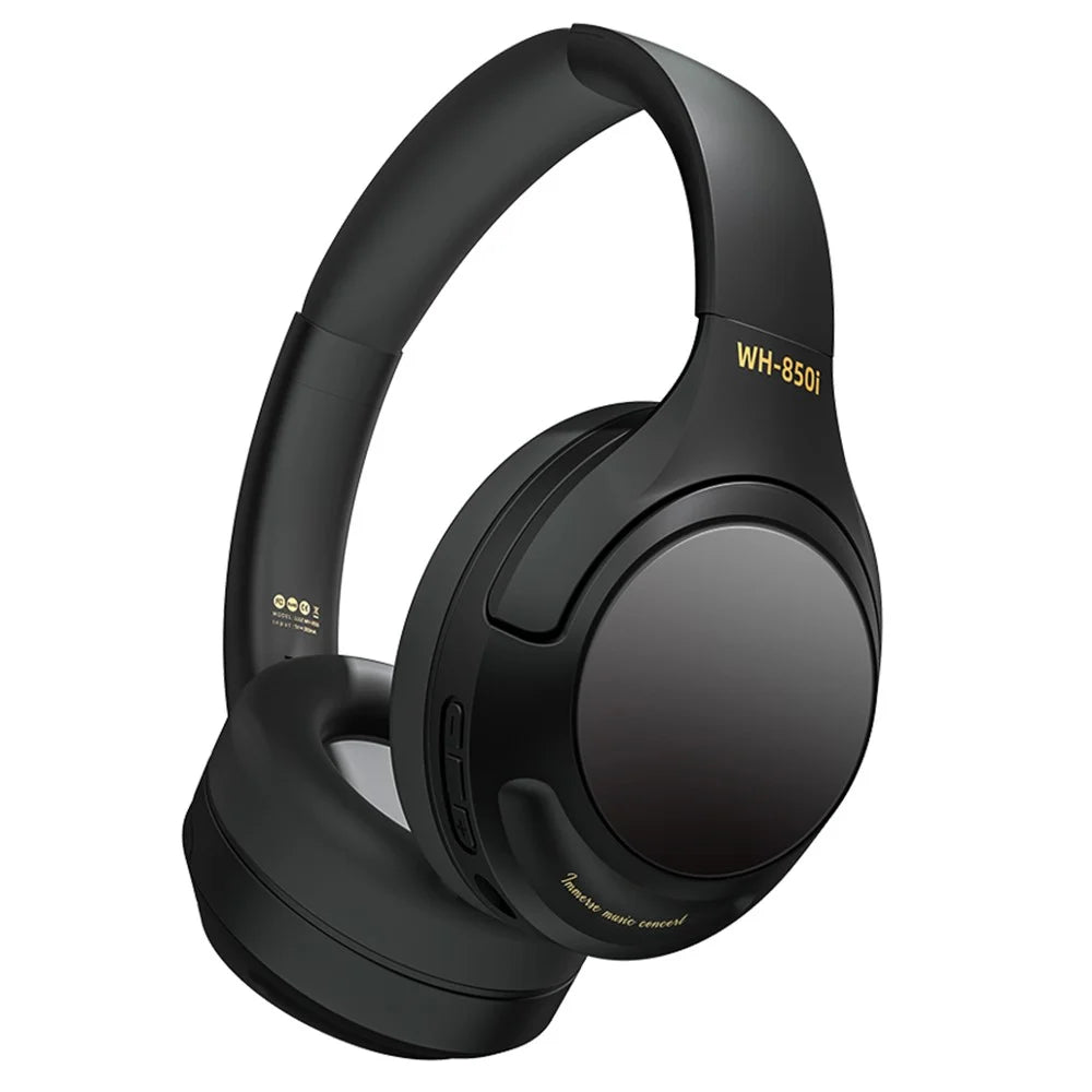 WH-850i Wireless ANC Heavy Bass Headphone Over-Ear Bluetooth-compatible Gaming Music Headset - Black - 1