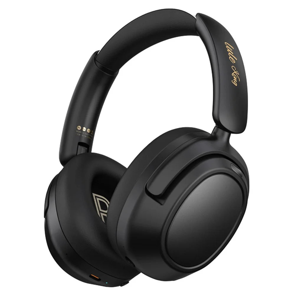 LULE King 2.4G Wireless Bluetooth-compatible Stereo Headphone Over-Ear Noise Reduction Gaming Music Headset - Black - 1