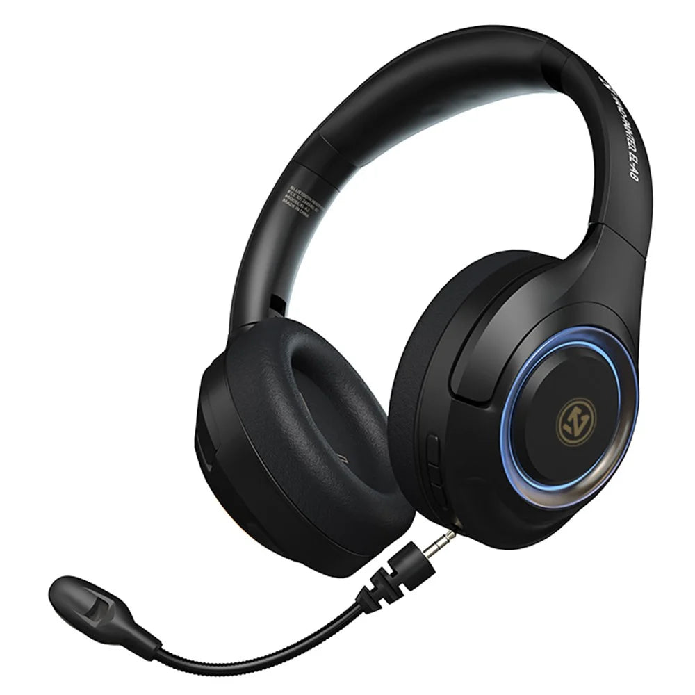 EL-A8 Bluetooth-compatible Headphone Wireless Heave Bass Over-Ear Gaming Music Headset - 1