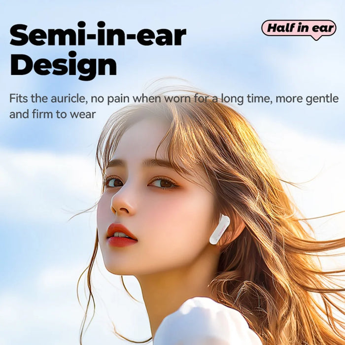 GS-T1 TWS Bluetooth-compatible 5.4 Earphones Creative Backpack Charging Box Wireless Music Headset - Pink - 4