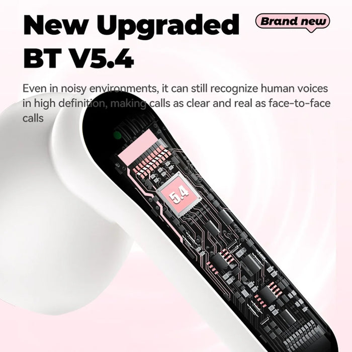 GS-T1 TWS Bluetooth-compatible 5.4 Earphones Creative Backpack Charging Box Wireless Music Headset - Pink - 5