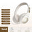 EL-GT2 ANC Noise Cancellation Bluetooth-compatible Headphone Wireless Over-Ear Gaming Music Headset - White - 2