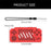 Silicone Protective Case with Wrist Strap for Miyoo A30 Handheld Console - Red - 7