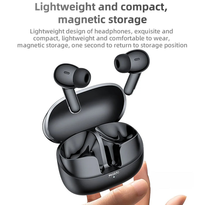 YESIDO TWS26 Deep Bass In-Ear Headphones TWS Bluetooth-compatible 5.3 Earbuds - 7