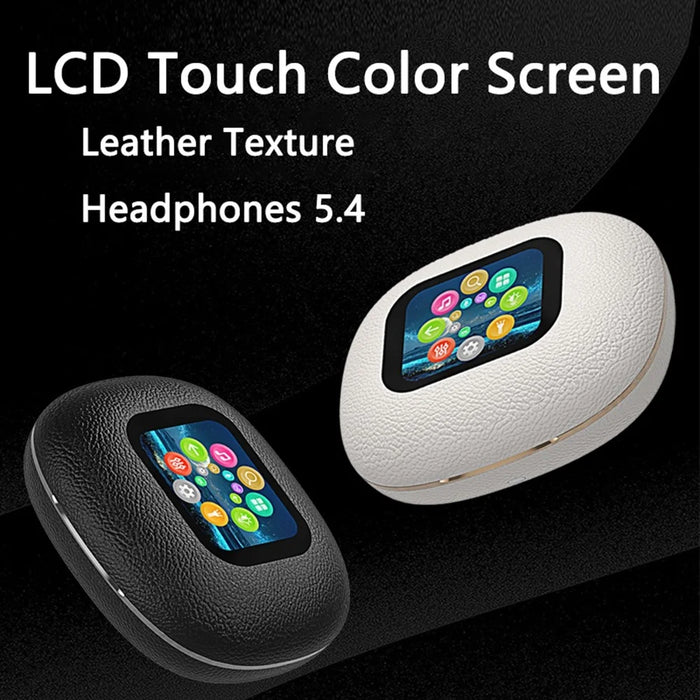 YJ33 Bluetooth-compatible Earphones Noise Reduction Wireless Earhooks with Touch Control Charging Case - Black - 3