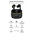 J2 Bluetooth-compatible 5.3 Wireless Earbuds Touch Control LED Display Earphone with Charging Case - Black - 2