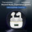 J2 Bluetooth-compatible 5.3 Wireless Earbuds Touch Control LED Display Earphone with Charging Case - Black - 7