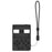 For Miyoo Mini V4 Handheld Console Silicone Protective Case with Wrist Strap - Black - 1