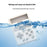 For Miyoo Mini V4 Handheld Console Silicone Protective Case with Wrist Strap - Black - 7