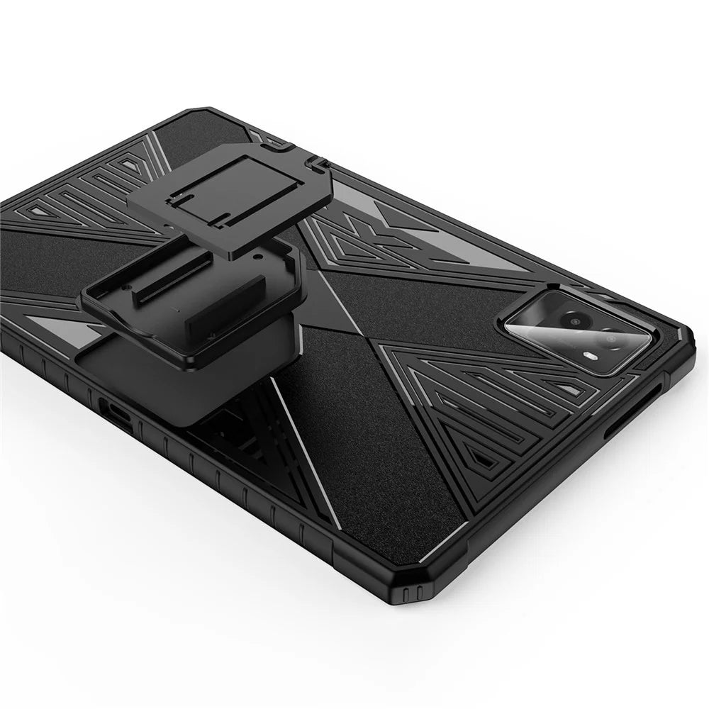 For Lenovo Legion Y700 (2024) TPU Case Kickstand Tablet Protective Cover - Black - 5
