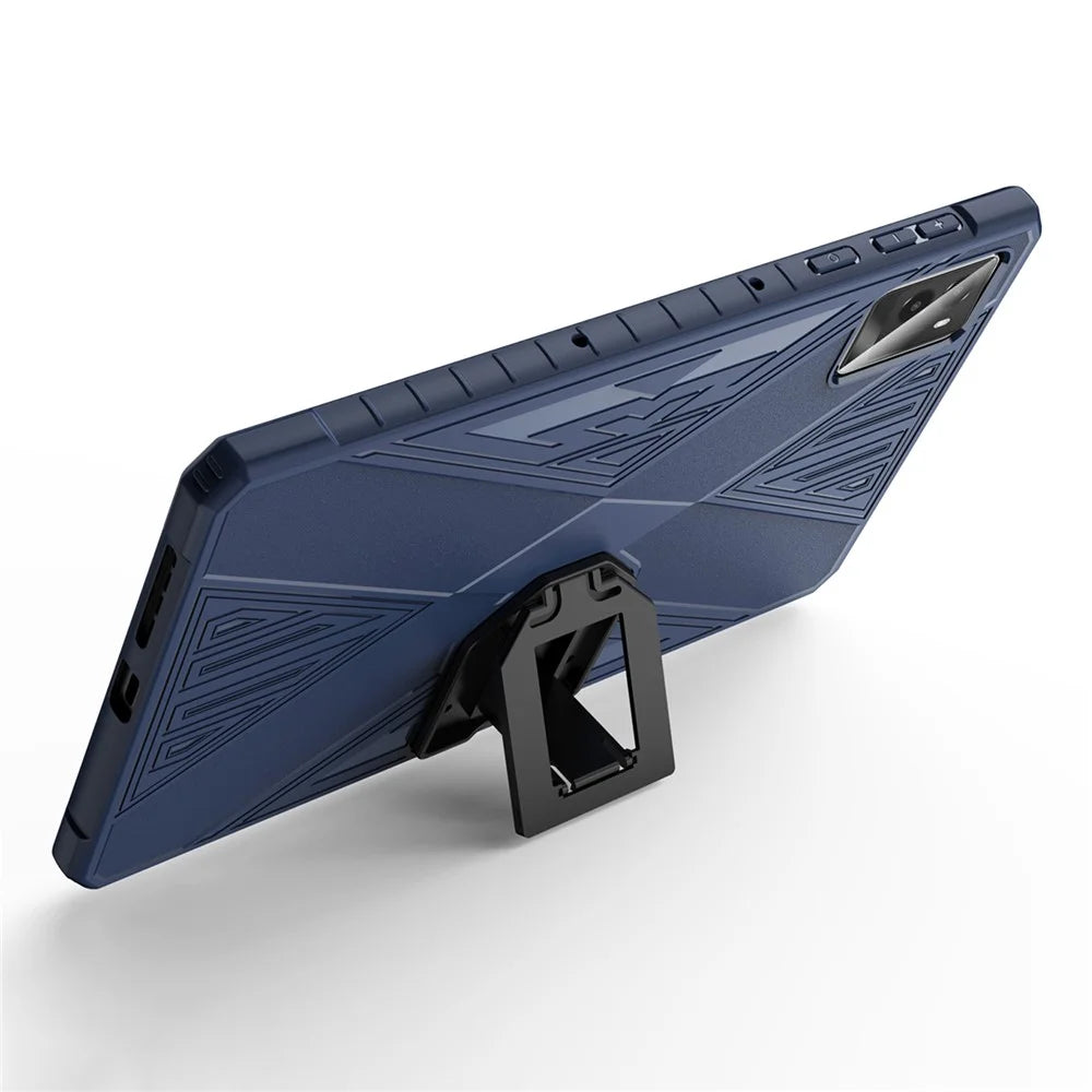 For Lenovo Legion Y700 (2024) TPU Case Kickstand Tablet Protective Cover - Black - 7