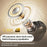 A20 2 Pairs ENC Noise Reduction Bluetooth-compatible 5.3 Wireless Earbuds with Rotating Charging Case - White - 4
