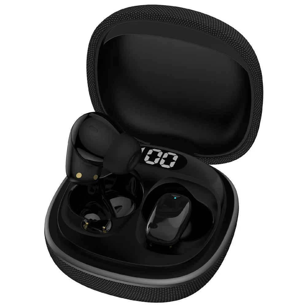 LX-5100 In-Ear Bluetooth-compatible Earphones 4-Mic ENC Noise Cancellation Touch Control TWS Headphones - Black - 1