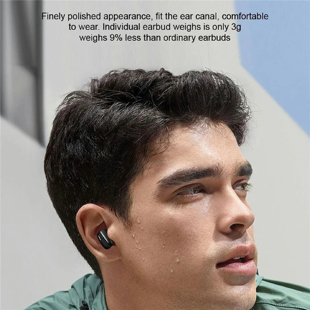 LX-5100 In-Ear Bluetooth-compatible Earphones 4-Mic ENC Noise Cancellation Touch Control TWS Headphones - Black - 6