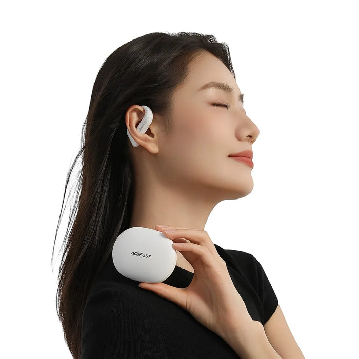 ACEFAST FA002 ACEFIT Air Wireless Earbuds Bluetooth-compatible 5.3 Open Ear Earphone - White - 3