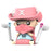 KOTION EACH RS3 Cartoon TWS Bluetooth-compatible Earbuds Noise Cancellation Gaming Earphones - Pink - 1