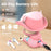 KOTION EACH RS3 Cartoon TWS Bluetooth-compatible Earbuds Noise Cancellation Gaming Earphones - Pink - 4