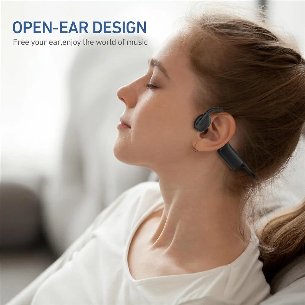 S2 Bone Conduction Headset IPX5 Waterproof Open Ear Outdoor Sports Bluetooth-compatible Earphones - 5
