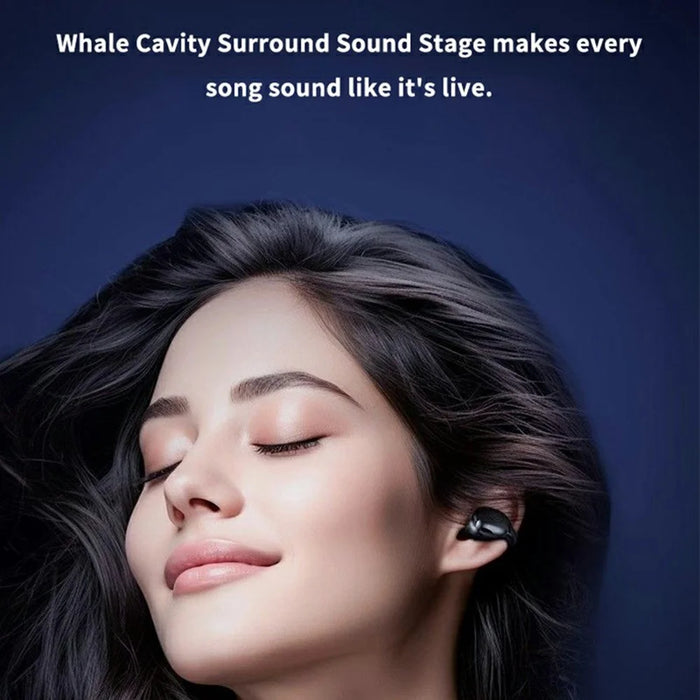 i66 Bluetooth-compatible Earbuds Semi In Ear Clip On ENC Noise Reduction Wireless Earphones - 2