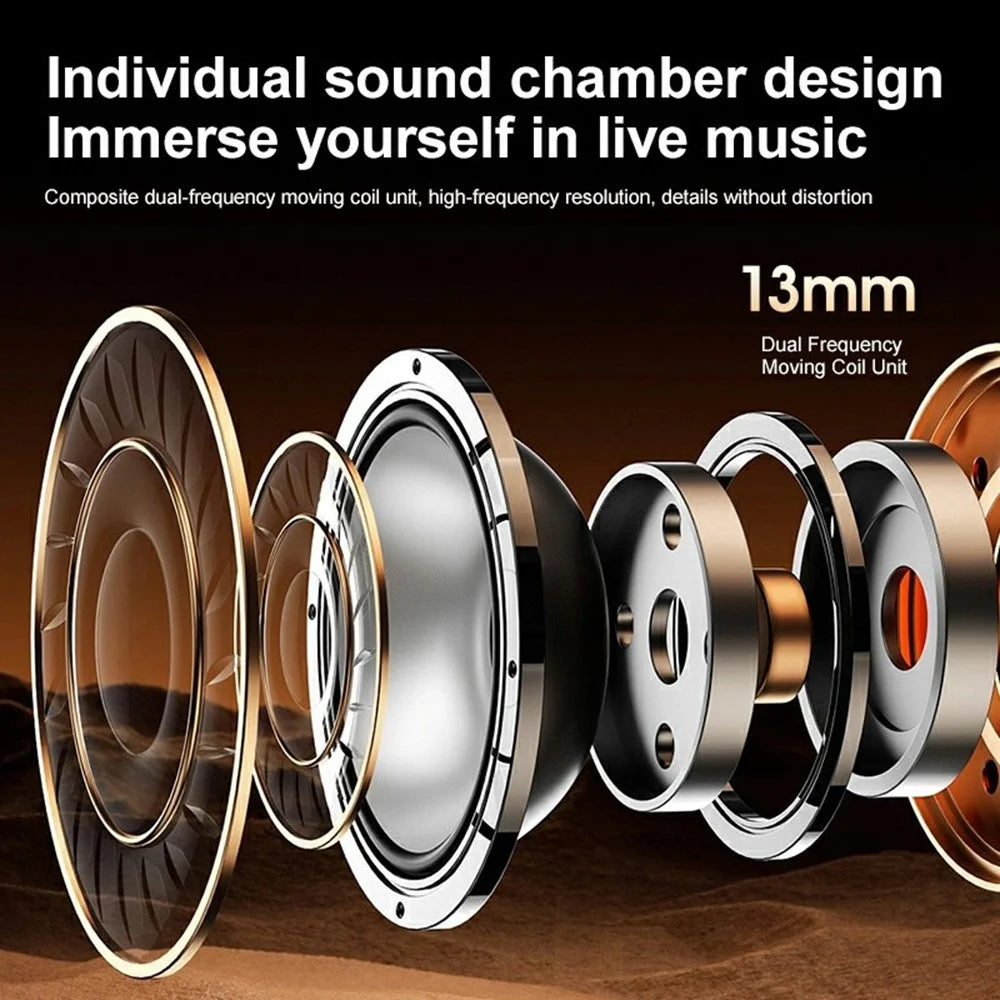 MBLUE AR02 Bluetooth-compatible 5.4 Low Latency Gaming Earphones Semi In Ear Wireless Headphones - Black - 3