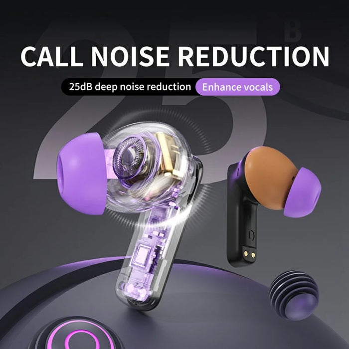 MBLUE AR03pro ANC Noise Cancellation Bluetooth-compatible 5.3 Earbuds Low Latency Gaming Earphones - Black - 4
