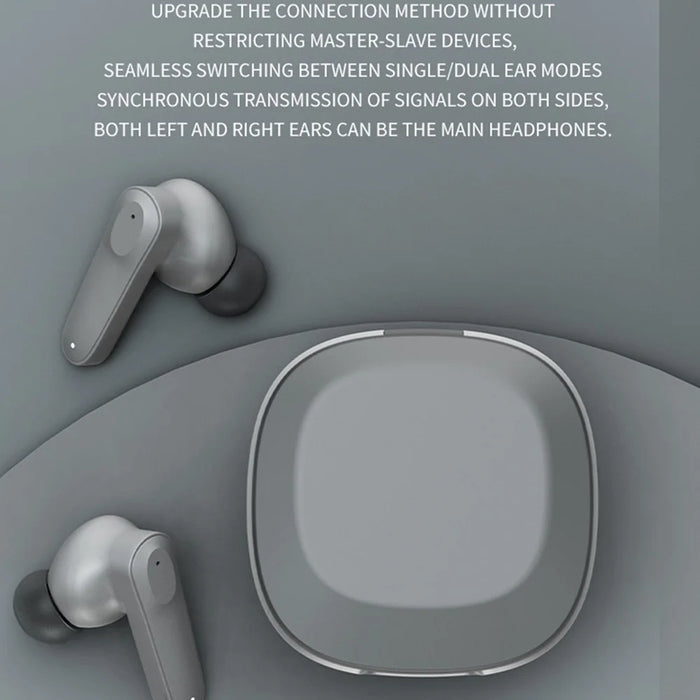 A98 Bluetooth-compatible 5.4 Wireless Earphones AI Smart Multi-Language Translation Earbuds Real-Time Translator - Grey - 5