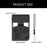 For ANBERNIC RG 40XXV Case Handheld Game Console Silicone Protective Cover with Wrist Strap - Black - 7
