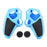 For Sony PlayStation Portal Controller Case Silicone Protective Cover with Joystick Caps - Blue - 1