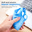 For Sony PlayStation Portal Controller Case Silicone Protective Cover with Joystick Caps - Blue - 3