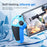 For Sony PlayStation Portal Controller Case Silicone Protective Cover with Joystick Caps - Blue - 4