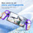 For Sony PlayStation Portal Controller Case Silicone Protective Cover with Joystick Caps - Blue - 6