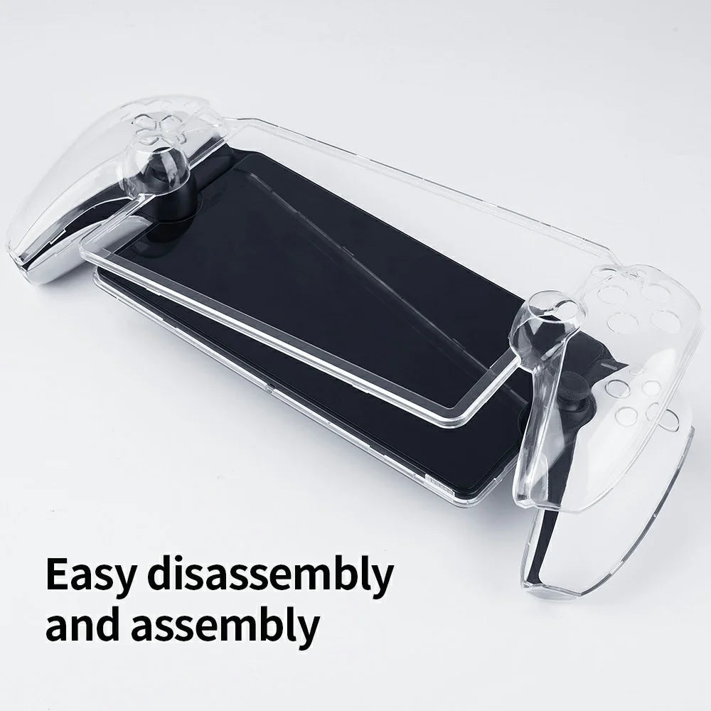 For Sony PlayStation 5 Handheld Console Transparent Case PC Protective Cover - 5