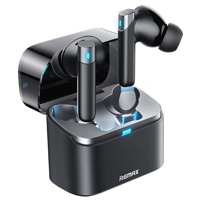 REMAX Cozypods W28N Wireless Earbuds ANC / ENC Dual Noise Cancellation Bluetooth-compatible 5.4 Headphones - Black - 1