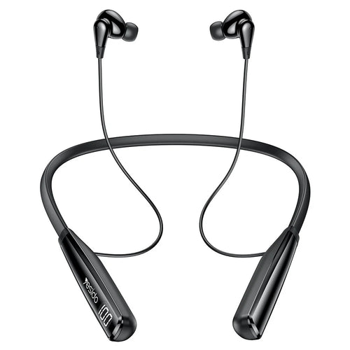 YESIDO YSP22 ENC Noise Reduction Bluetooth-compatible 5.3 Headphones Neckband Earphones with LED Power Display - 1
