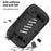 For ANBERNIC RG Cubexx Case Handheld Game Console Silicone Protective Cover with Wrist Strap - Black - 2
