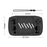 For ANBERNIC RG Cubexx Case Handheld Game Console Silicone Protective Cover with Wrist Strap - Black - 7