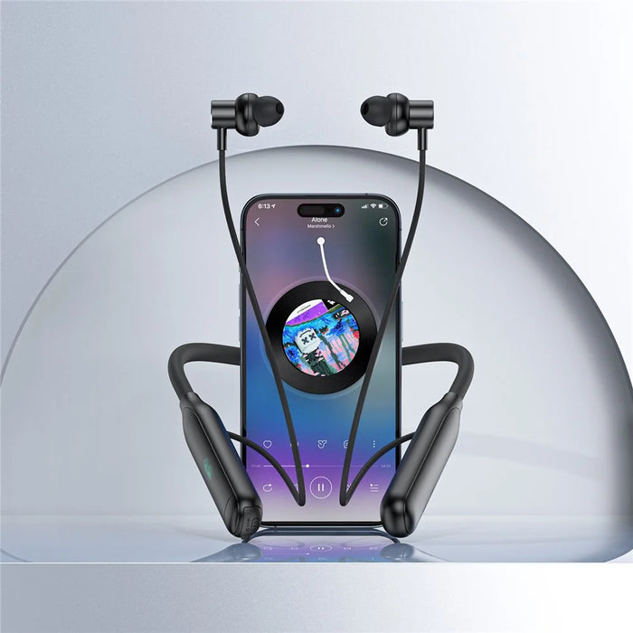 ACEFAST N4 Neckband Bluetooth-compatible Headphones IPX4 Waterproof Earphones Support TF Card - 5