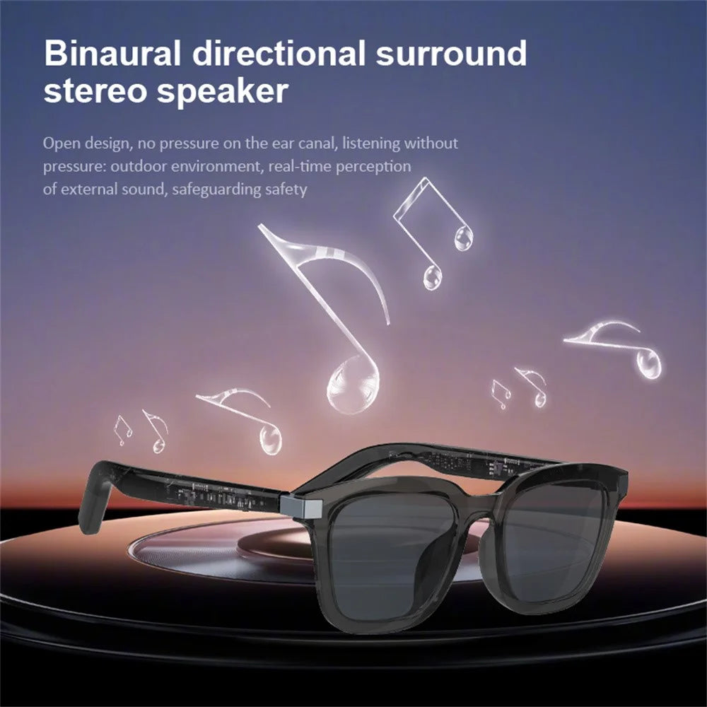 G06-L Bluetooth-compatible Wireless Music Glasses Smart Eyewear with Built-In Microphone  /  Speaker - 5