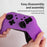 For Nintendo Switch Pro Controller Silicone Case Anti Drop Handheld Game Console Shockproof Protective Cover - Purple - 5