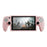 For Sony PlayStation Portal Silicone Protective Case Anti Slip Handheld Game Console Shockproof Cover - Pink - 1