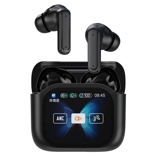 BY16 Smart Voice Translation Earbuds 150 Languages Translator Bluetooth-Compatible Headphones - Black - 1