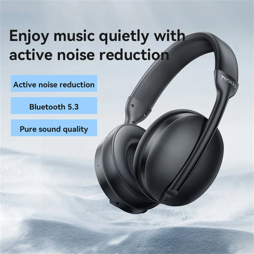 YESIDO EP08 Wireless Headphone Active Noise Cancelling Over-Ear Bluetooth-Compatible Headset - 2