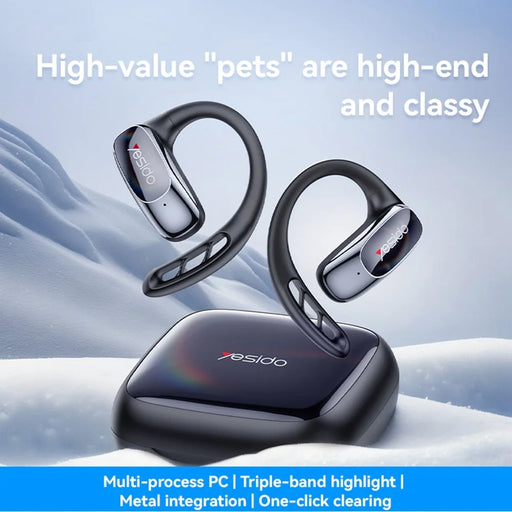YESIDO YSP24 OWS Wireless Bluetooth-Compatible Headset Memory Ear Hooks Music Call Earphone - 2