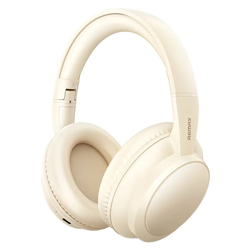 REMAX RB-100HB Wireless Headphones Bluetooth-Compatible Over-Ear Foldable Headset - Beige - 1
