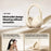 REMAX RB-100HB Wireless Headphones Bluetooth-Compatible Over-Ear Foldable Headset - Beige - 2